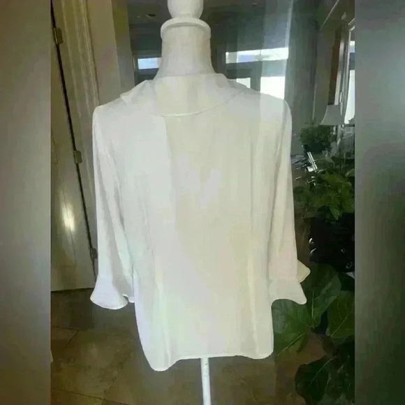 Alexon ladies white blouse size 10.  Worn once. Excellent condition. Long sleeve - Picture 10 of 12